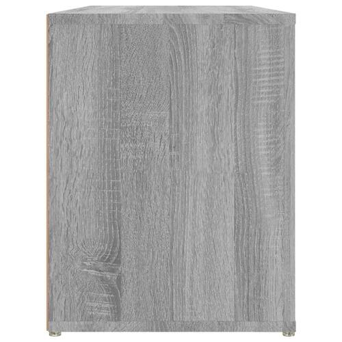 Skoreol 100x35x45 cm konstrueret træ grå sonoma-eg