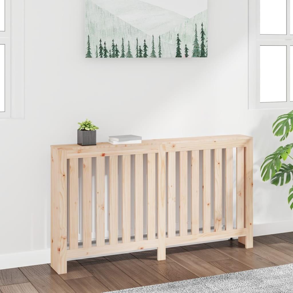 Radiatorskjuler 153x19x84 cm massivt fyrretræ