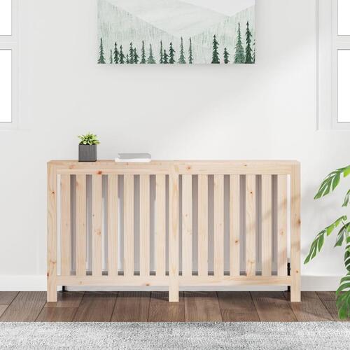 Radiatorskjuler 153x19x84 cm massivt fyrretræ