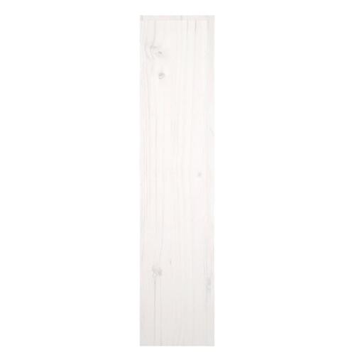 Radiatorskjuler 153x19x84 cm massivt fyrretræ hvid