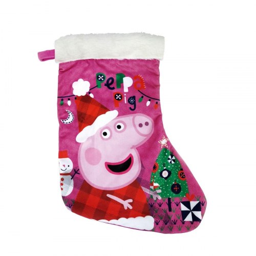 Peppa Pig julesok Cosy Corner - pink, 42 cm
