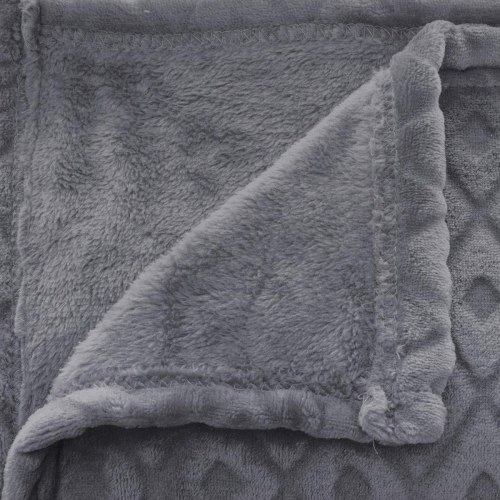 Atmosphera plaid Winter Rhombus grå - tæppe 230 x 180 cm
