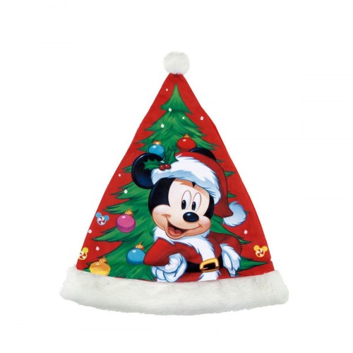 Mickey Mouse julemandshat - Happy Smiles, børn, 37 cm