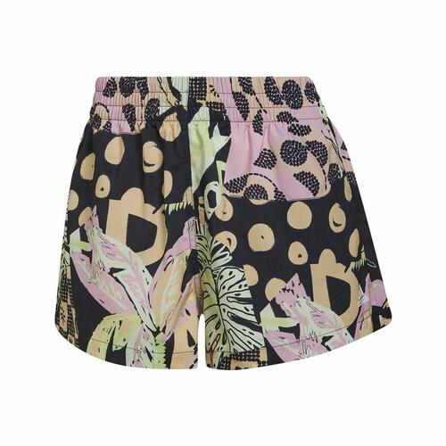 Sport shorts til kvinder Adidas Farm Multifarvet Sort S