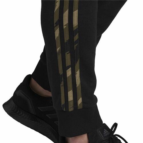 Lange sportsbukser Adidas Essentials Camo Print Sort Mænd M