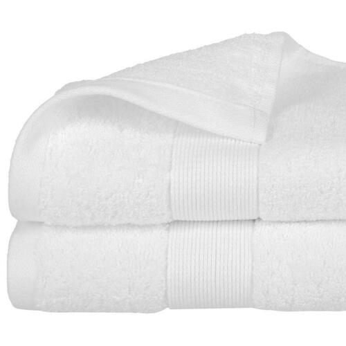 badelagen Atmosphera Bomuld Hvid 450 g/m² (50 x 90 cm)