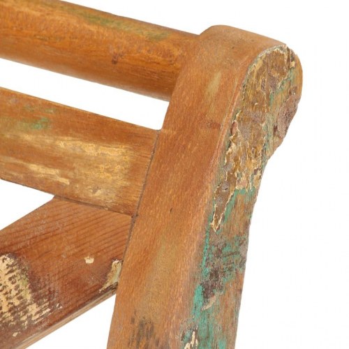 Entrébænk 103x33x72 cm massivt genbrugstræ