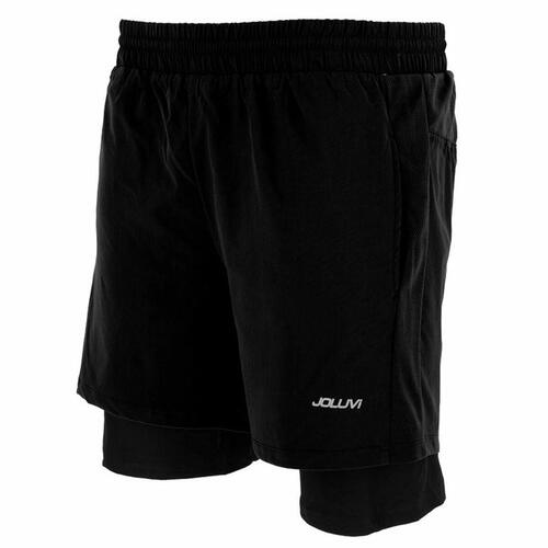 Sport shorts til mænd Joluvi Meta Duo Sort XS