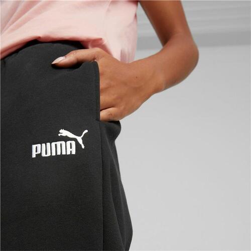 Træningsdragt til voksne underdele Puma ESS+ Embroidery High-Waist Dame Sort XL