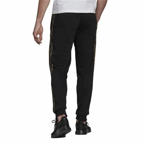 Lange sportsbukser Adidas Essentials Camo Print Sort Mænd XL
