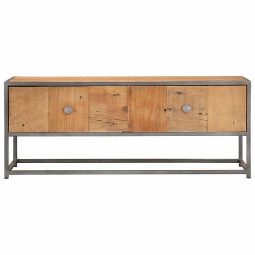 Sofabord 90x50x35 cm massivt genbrugstræ