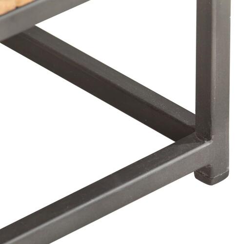 Sofabord 90x50x35 cm massivt genbrugstræ