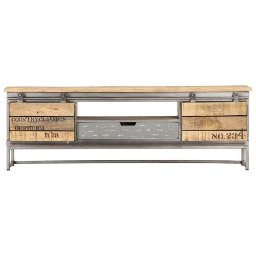 Tv-skab 120 x 30 x 40 cm massivt mangotræ