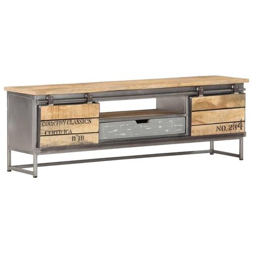 Tv-skab 120 x 30 x 40 cm massivt mangotræ