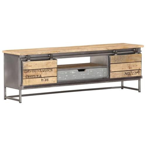 Tv-skab 120 x 30 x 40 cm massivt mangotræ