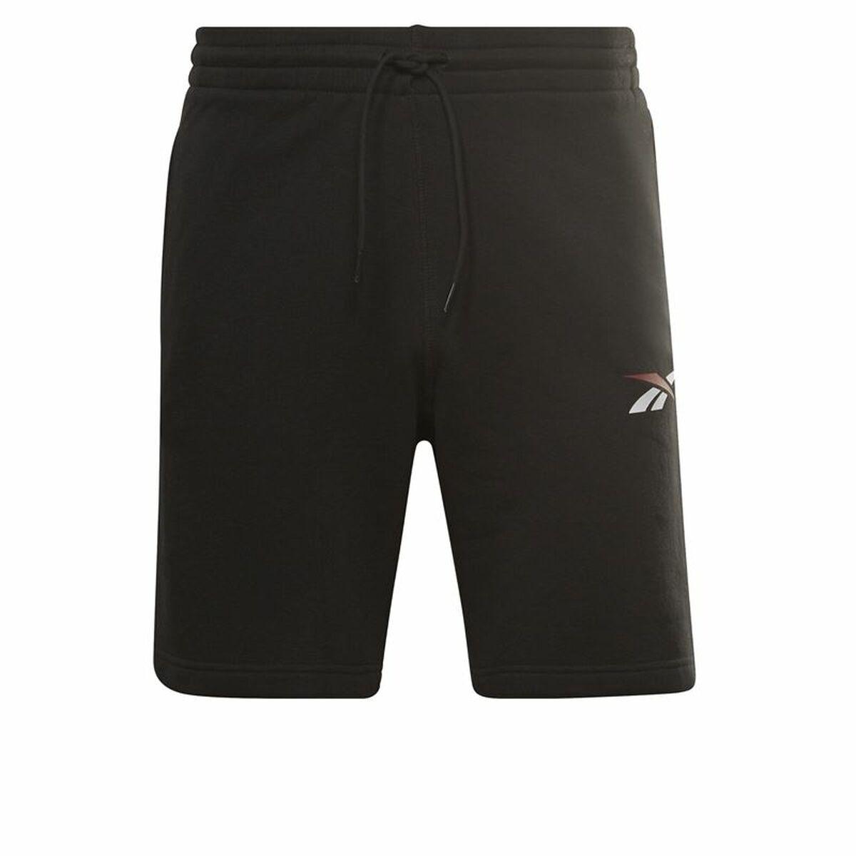 Sport shorts til mænd Reebok Vector Fleece Sort XL