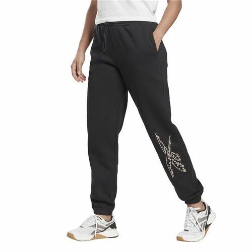 Træningsdragt til voksne underdele Reebok Modern Safari Jogger Dame Sort XS