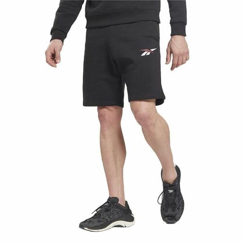 Sport shorts til mænd Reebok Vector Fleece Sort L