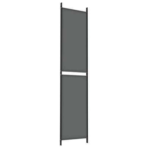 3-panels rumdeler 150x220 cm stof antracitgrå