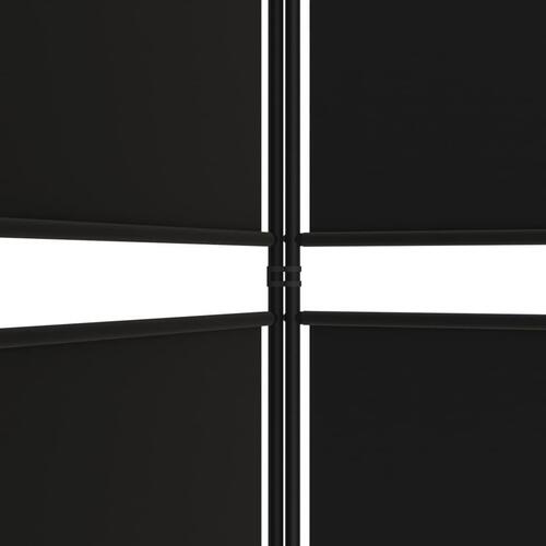 3-panels rumdeler 150x220 cm stof sort