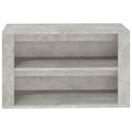 Skoreol 75x35x45 cm konstrueret træ betongrå