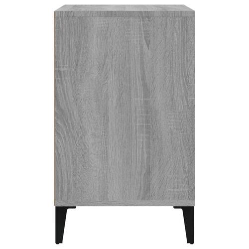 Skoskab 102x36x60 cm konstrueret træ grå sonoma-eg