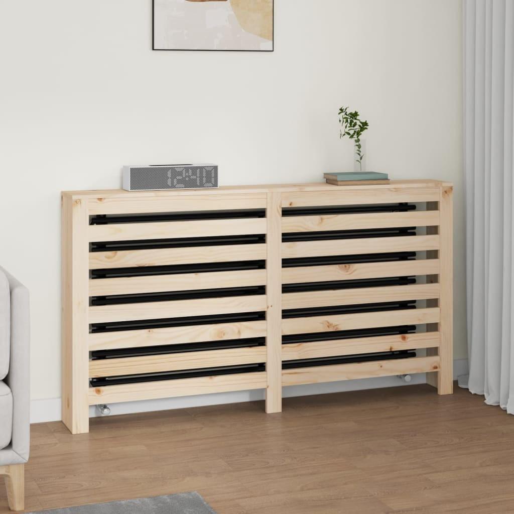 Radiatorskjuler 153x19x84 cm massivt fyrretræ