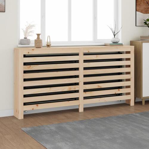 Radiatorskjuler 169x19x84 cm massivt fyrretræ
