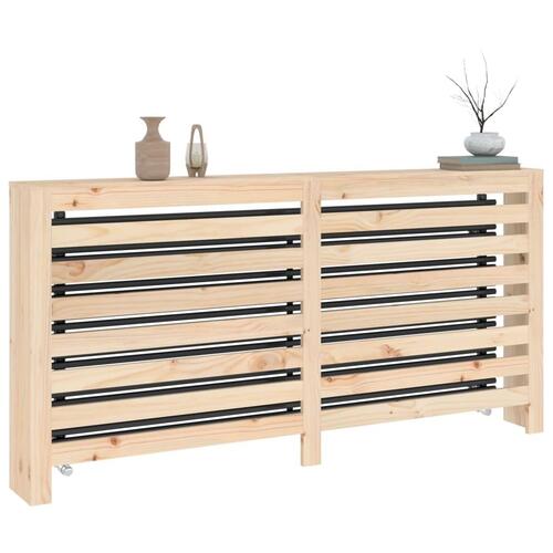 Radiatorskjuler 169x19x84 cm massivt fyrretræ