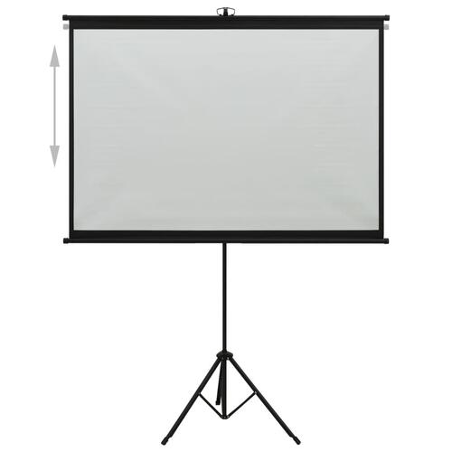 Projektorlærred med trefod 72" 1:1
