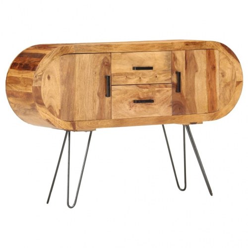 Skænk 118x28x75 cm massivt akacietræ