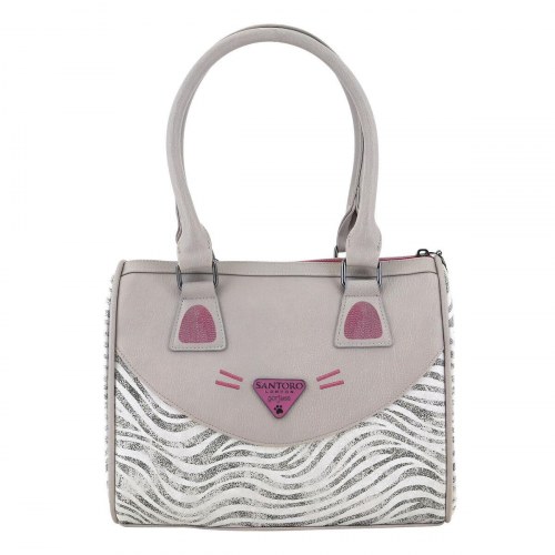 Håndtaske til børn Gorjuss Ruby Wild - grå 28 × 22 × 13 cm