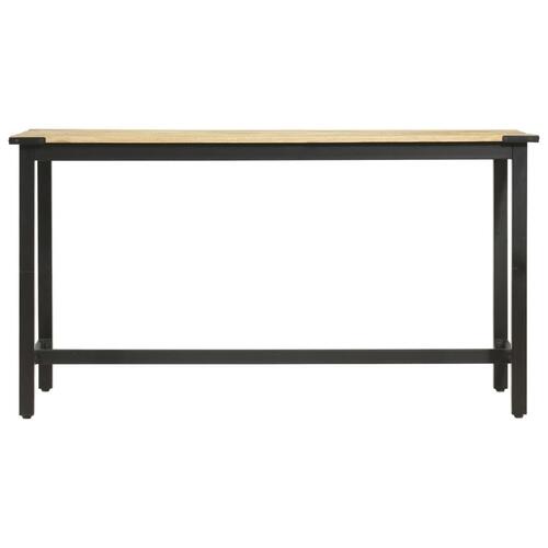 Spisebord 140x70x76 cm massivt ru mangotræ