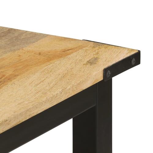 Spisebord 140x70x76 cm massivt ru mangotræ