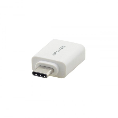 USB-C til USB adapter - Kramer Electronics AD-USB31/CAE, hvid