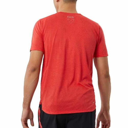 Kortærmet Sport T-shirt New Balance Impact Run Orange L