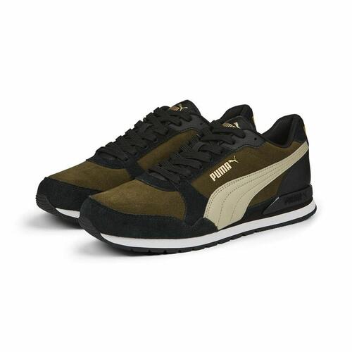 Løbesko til voksne Puma ST Runner v3 SD Sort Oliven Mænd 41