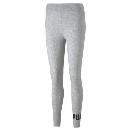 Sport leggings til kvinder Puma Essentials Logo Lysegrå XS
