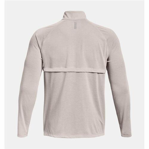 Langærmet T-shirt til Mænd Under Armour Streaker Run Beige L