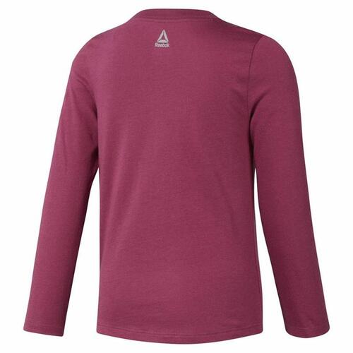 Langærmet T-shirt til Kvinder Reebok Essentials Lilla 4-5 år