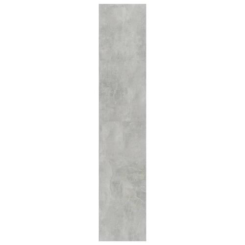 Bogreol med 4 hylder 80x30x151,5 cm konstrueret træ betongrå