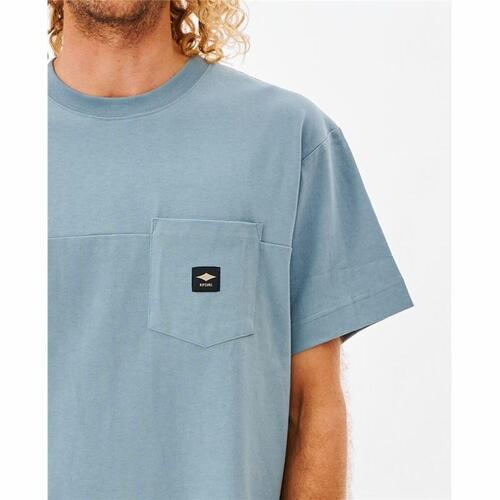 Kortærmet T-shirt til Mænd Rip Curl Pocket Quality Surf Blå S
