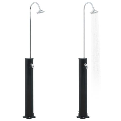 Soldrevet bruser 214 cm 20 l sort