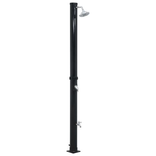 Soldrevet bruser 220 cm 20 l sort