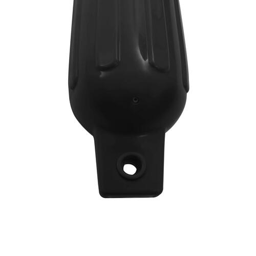 Fendere til båd 4 stk. 41x11,5 cm PVC sort