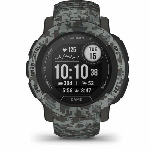 Smartwatch GARMIN Instinct 2 Camo Edition Mørkegrå 0,9" Sort Grafit