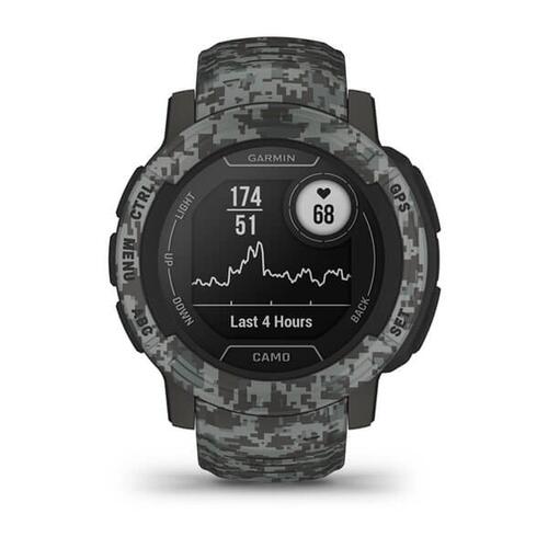 Smartwatch GARMIN Instinct 2 Camo Edition Mørkegrå 0,9" Sort Grafit