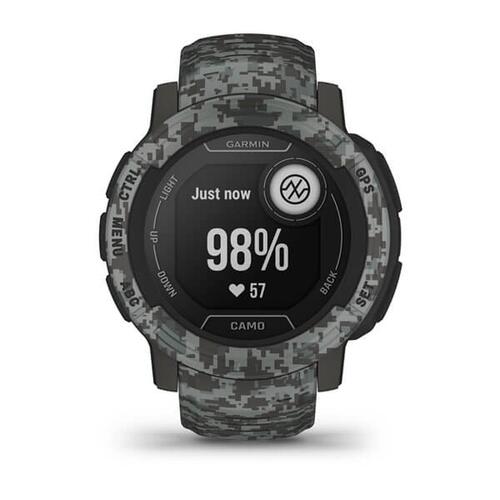 Smartwatch GARMIN Instinct 2 Camo Edition Mørkegrå 0,9" Sort Grafit