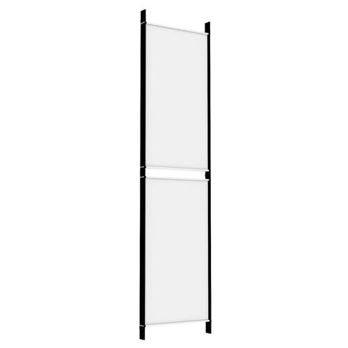 4-panels rumdeler 200x200 cm stof hvid
