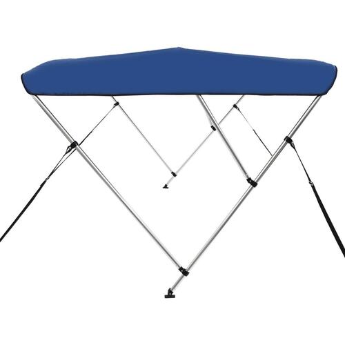 Biminitop med 3 buer 183x140x137 cm blå